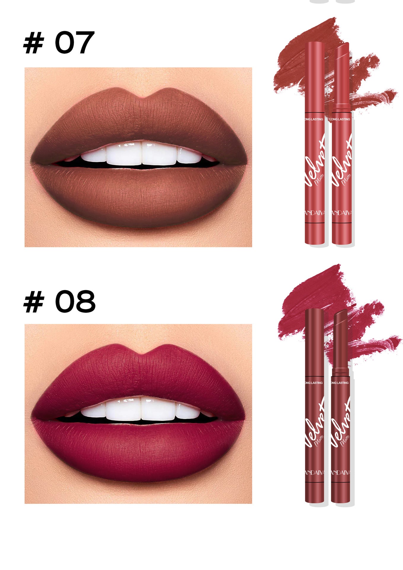 Set de 8 Labiales Handaiyan 💄💋